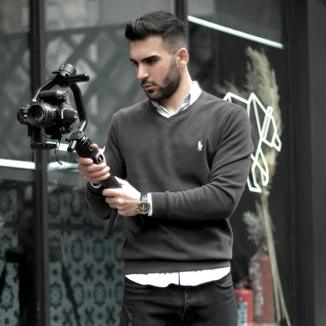 Professional Norwegian man video journalism instructor Erik